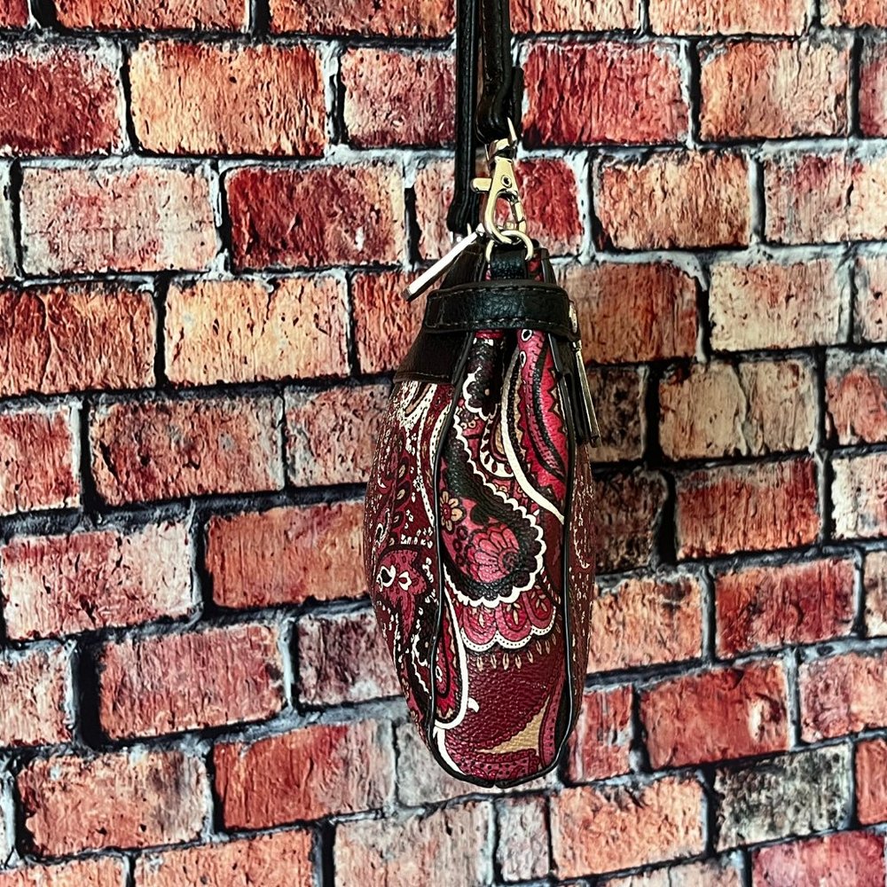 EUC Liz Claiborne Paisley Crossbody Bag - Picture 6 of 9